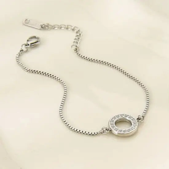 Round Gemstone Bracelet