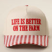 Life on Farm Hat