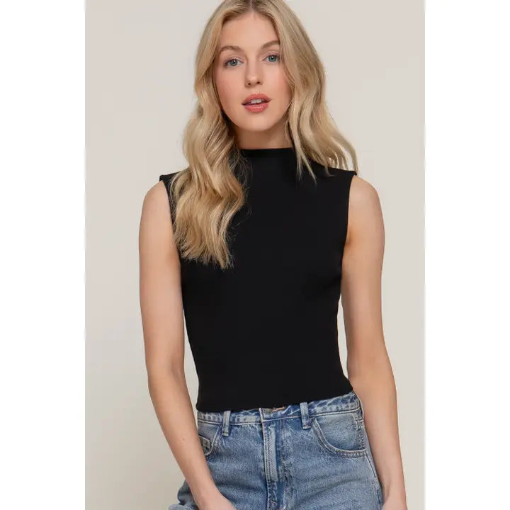 Charity Mock Neck Tank