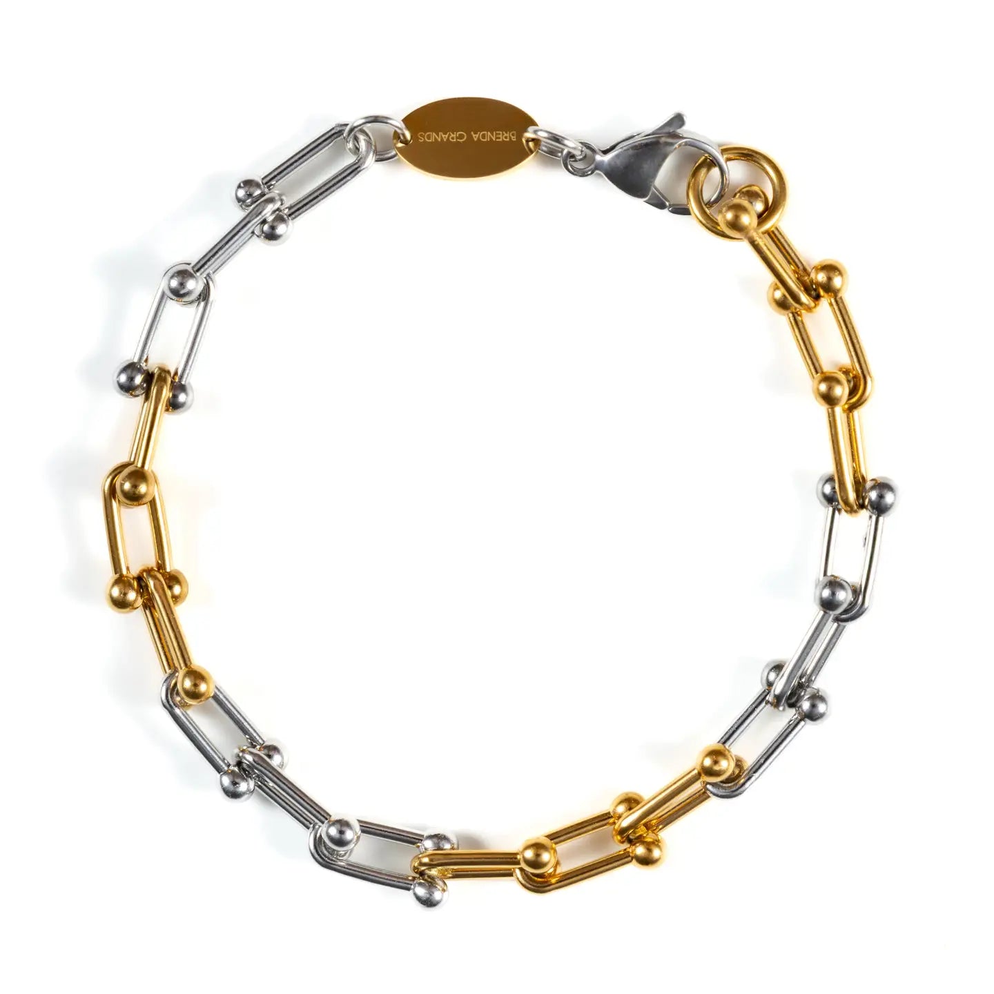 Two Tone Chain Bracelet