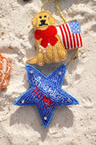 American Honey Beaded Bag Charm