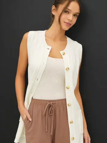 Dede Long Sweater Vest
