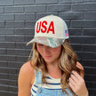 Vintage USA Camo Hat