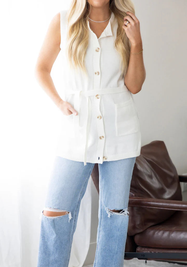 Dede Long Sweater Vest