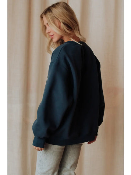 Dark Blue Midwest Crewneck