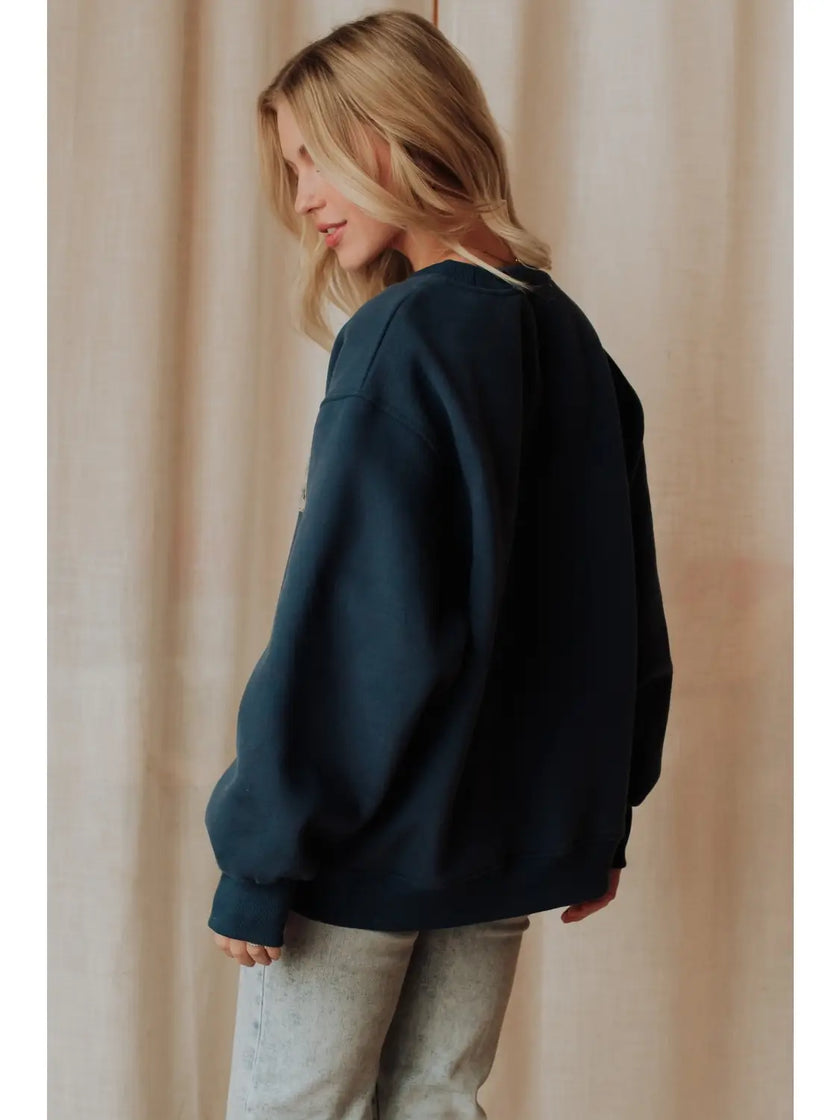 Dark Blue Midwest Crewneck