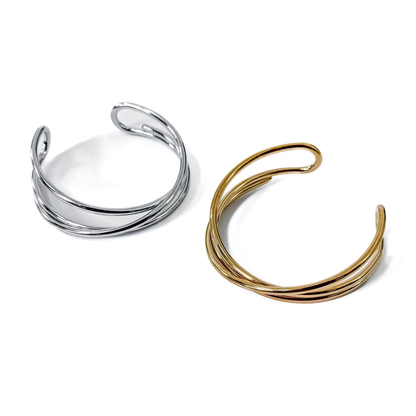 Crossover Cuff Bracelet