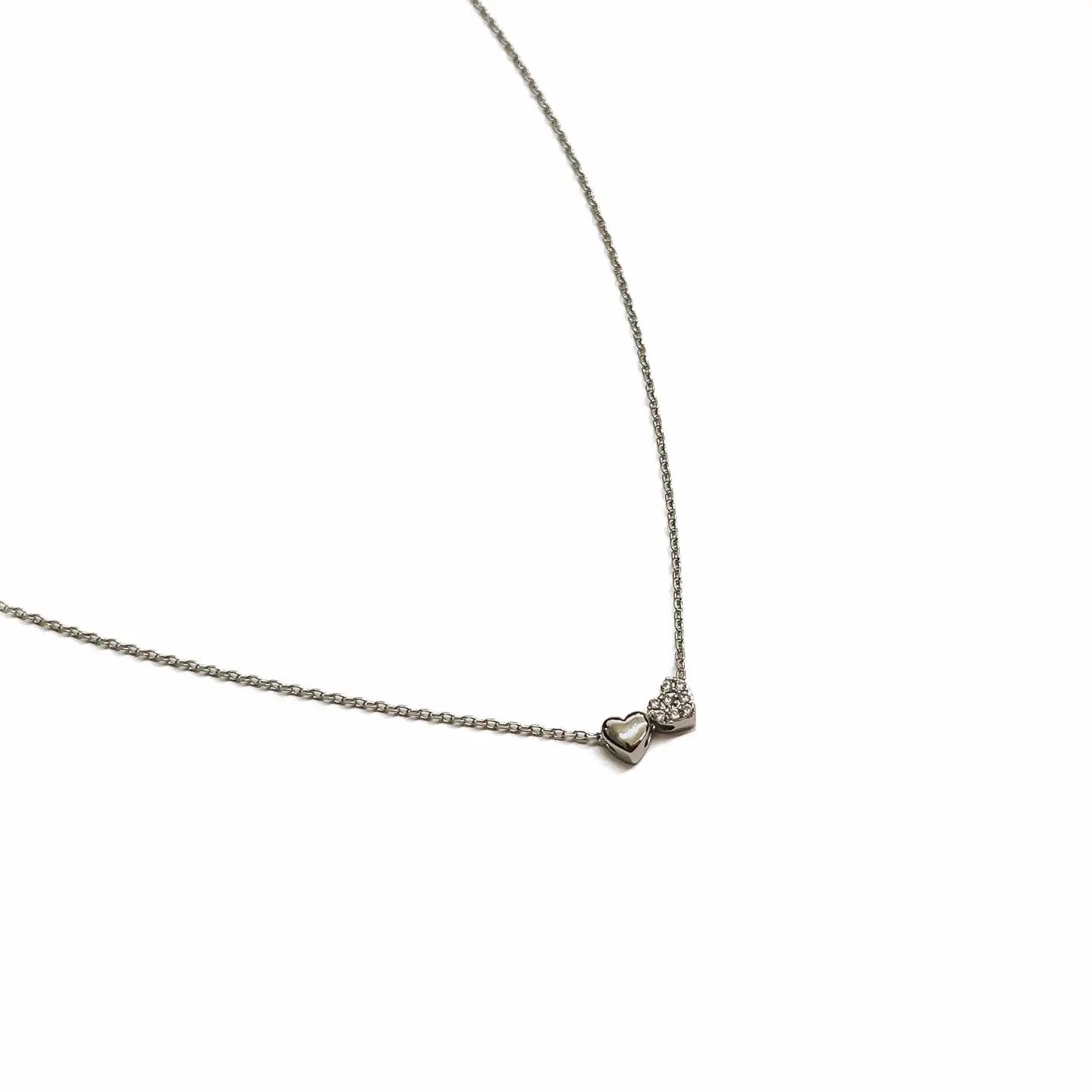 Double Heart Necklace