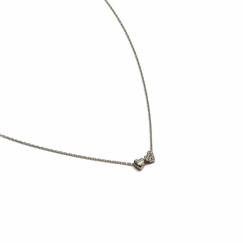 Double Heart Necklace