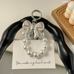 Large Bow and Pearls Bag Charm