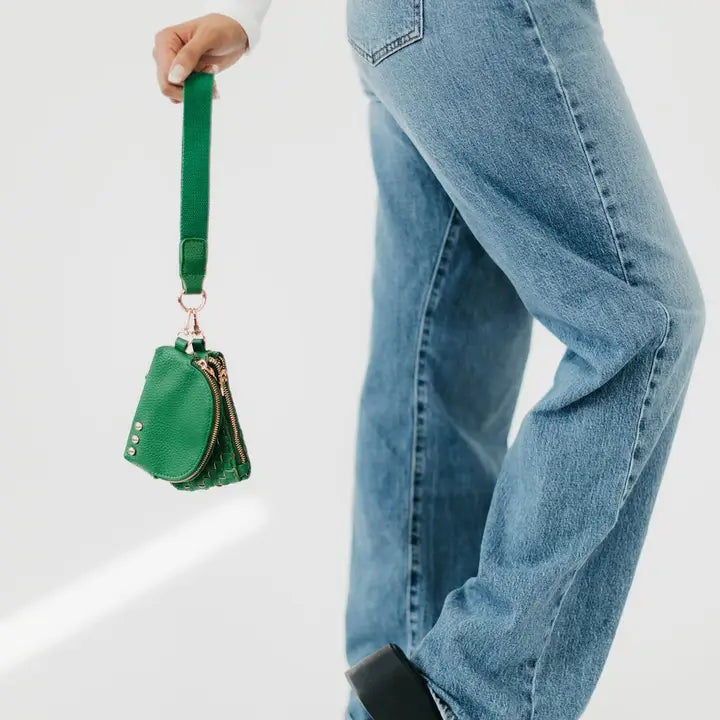 Dual Pouch Wristlet