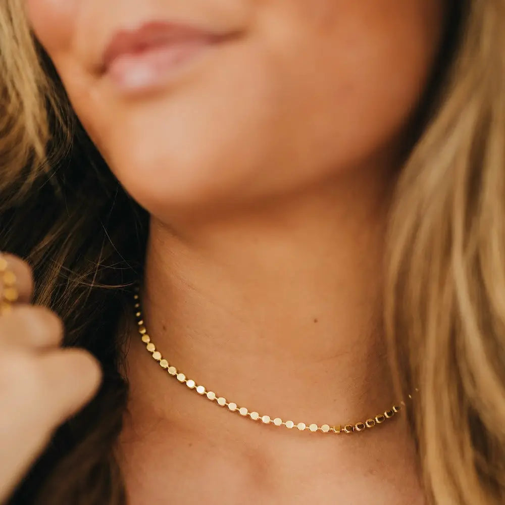 Disc Chain Necklace