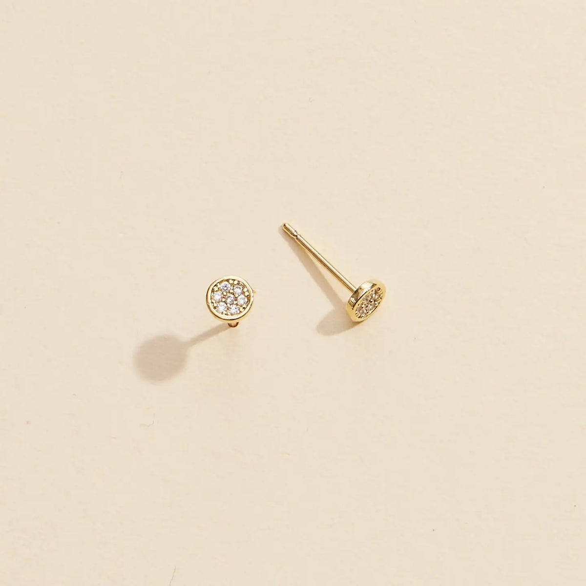 Rhinestone Stud Earrings