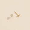 Rhinestone Stud Earrings