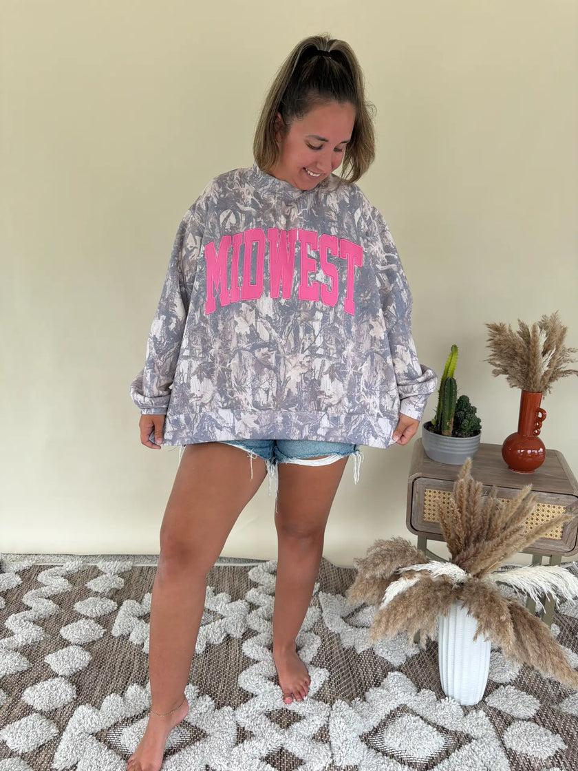 Midwest Camo Crewneck