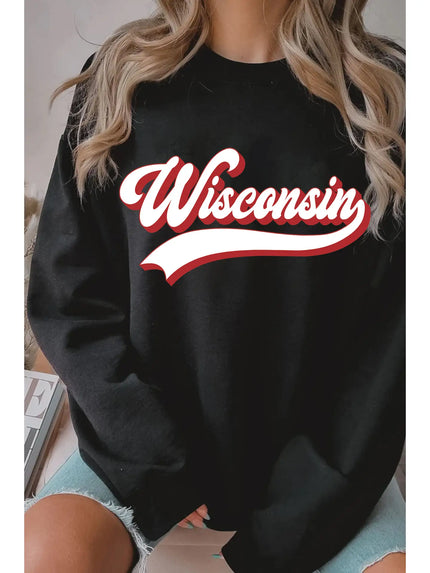 Wisconsin Puff Crewneck