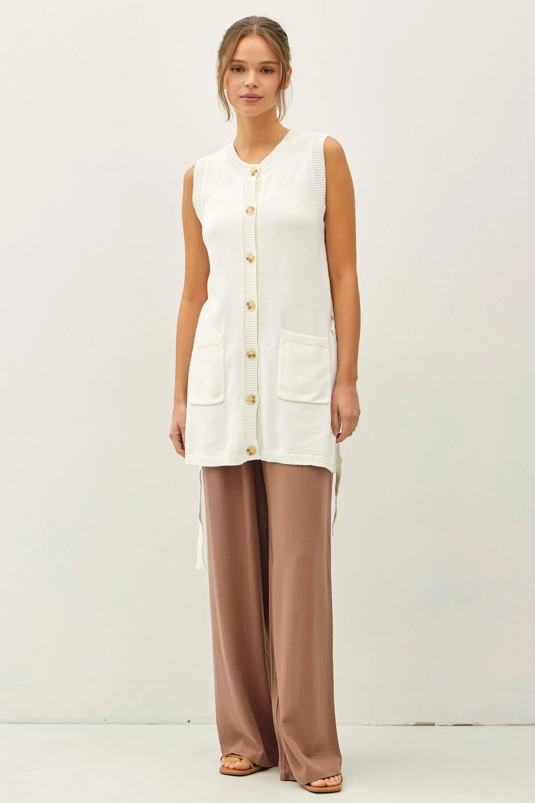 Dede Long Sweater Vest