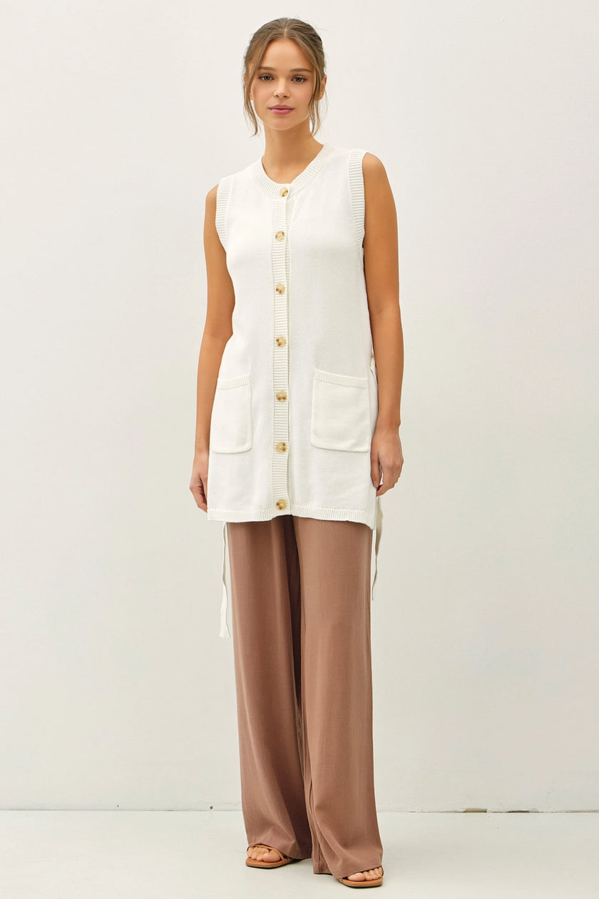 Dede Long Sweater Vest