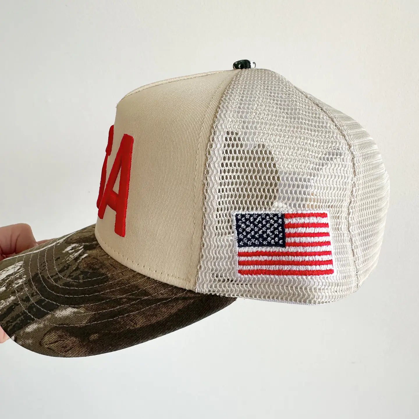 Vintage USA Camo Hat