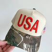 Vintage USA Camo Hat