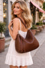 Woven Leather Shoulder Bag