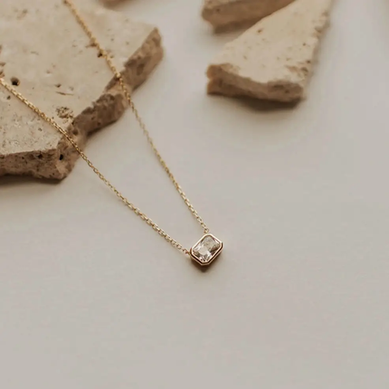 Blair Silver Diamond Necklace