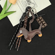 Chocolate Dachshund Bag Charm