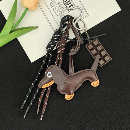 Chocolate Dachshund Bag Charm