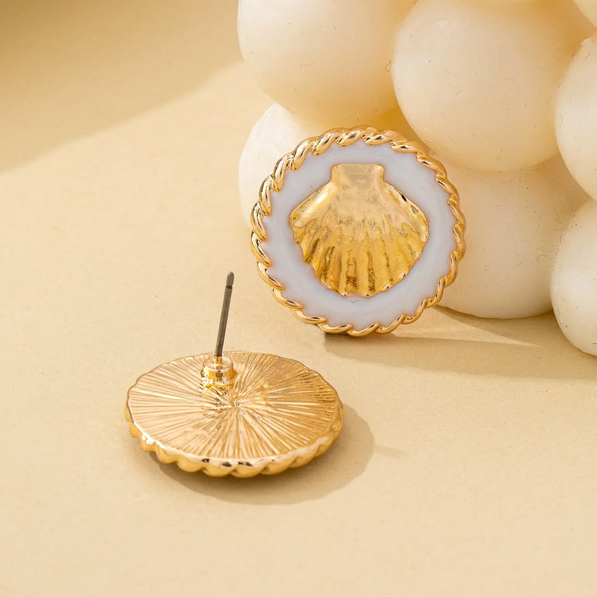 Seashell Stud Earrings