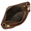 Woven Leather Shoulder Bag