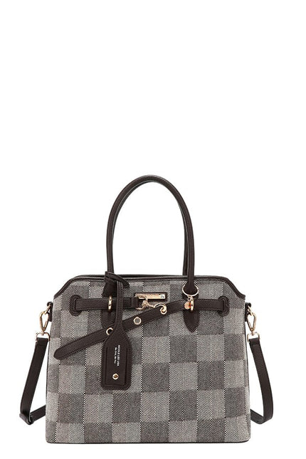 Checkered Tote Bag