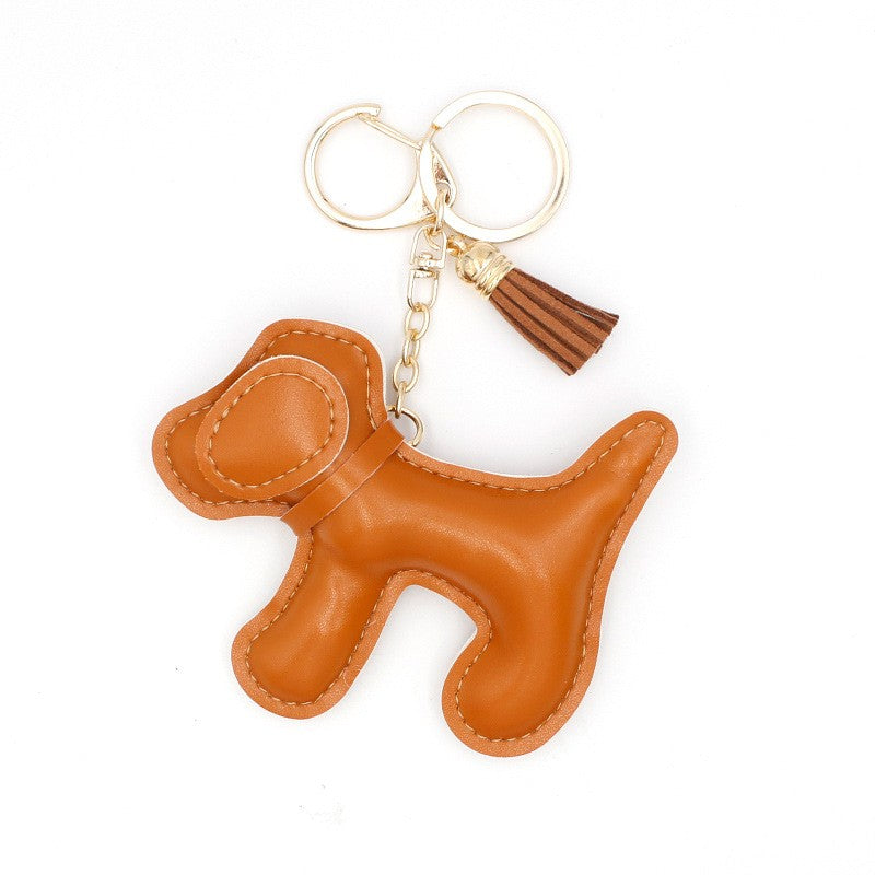 Leather Dog Bag Charm