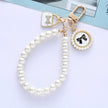 Pearl and Purse Charm Keychain
