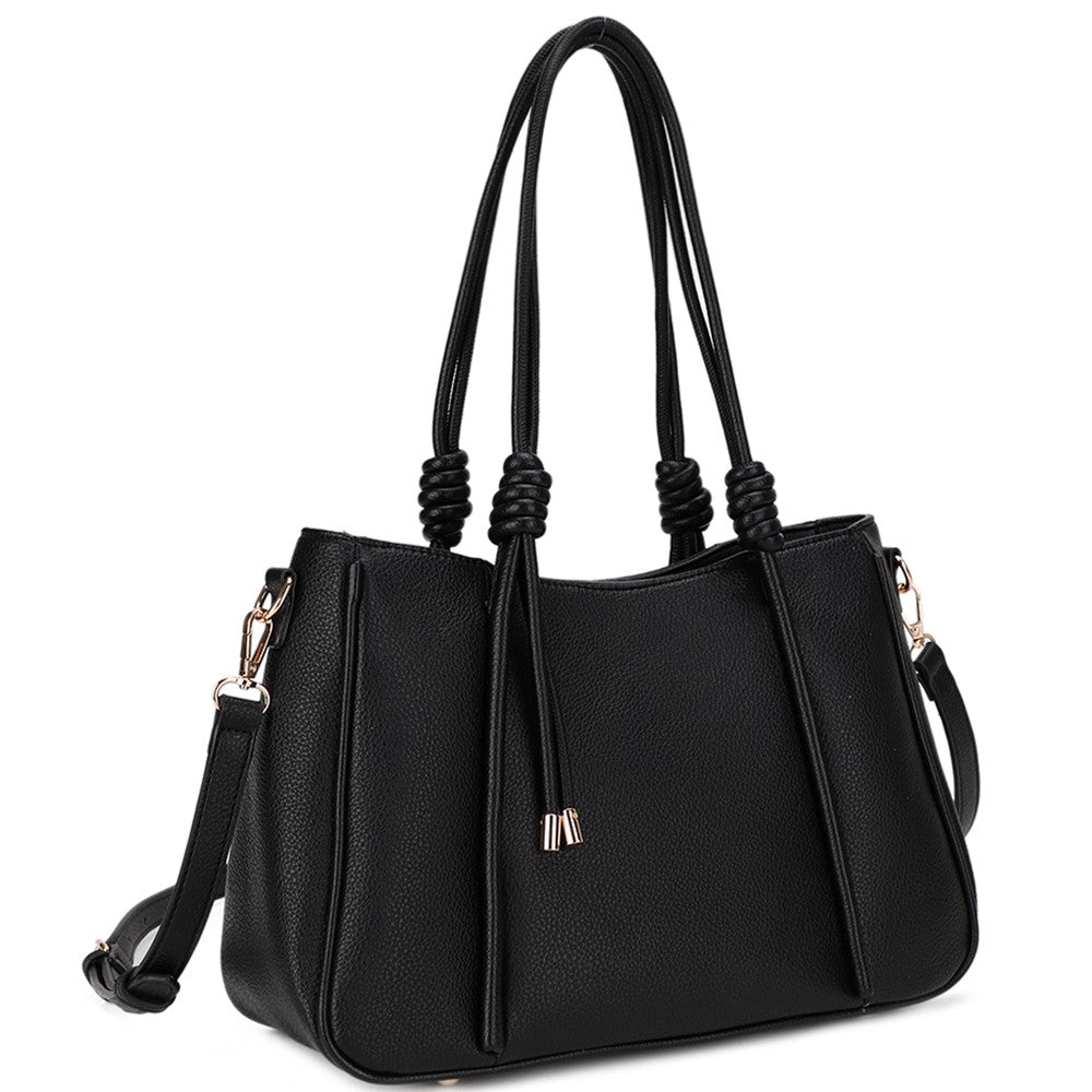 Leather Shoulder Tote Bag
