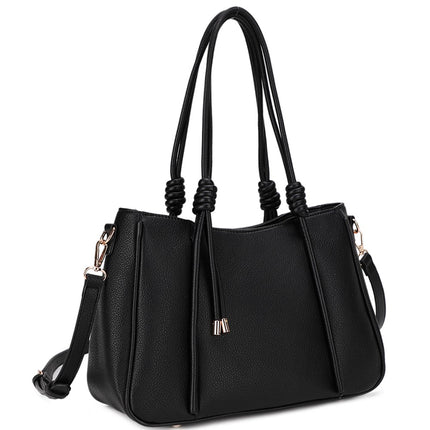 Leather Shoulder Tote Bag