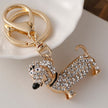 Rhinestone Dachshund Bag Charm