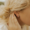 Silver Peri Hoops